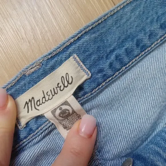 Madewell Super Wide-Leg Jeans Lockland Wash Size 27 - Picture 10 of 12